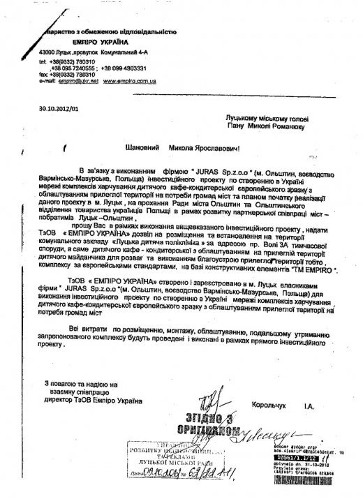 Дитяче кафе з корупційним «душком» у центрі Луцька